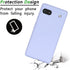 for Google Pixel 7A 2023 Case,Slim Liquid Silicone Rubber Shockproof Phone Cover with Wrist Strap Soft Anti-Scratch Microfiber Lining Protection C...