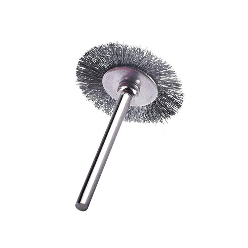 15 Pcs T Shape Stainless Steel Wire Brushes Wheel 1/8'' Mandrel Rust Removed Polishing Wheel For Dremel Rotary Tool...