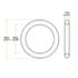 uxcell Nitrile Rubber O-Rings 8mm OD 6mm ID 1mm Width, Metric Sealing Gasket for Automotive Machine Plumbing, Pack of 50...