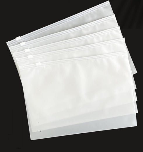 100pc Travel Storage Bags,Clothes Packaging Bags for Shipping,T-Shirt Bags,3mil Horizontal Packaging Bags with Vent Hole, Fast Resealable Poly Pla...