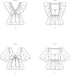 Vogue Misses' Lined Empire Waist Tops Sewing Pattern Packet, Design Code V1940, Sizes 16-18-20-22-24...