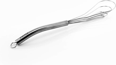 Chantal Flat Whisk Utensil, Small, 11 inch, Polished Stainless Steel...
