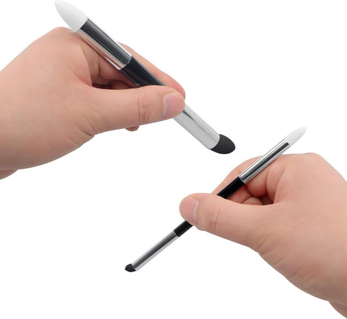 Artist Blending Sponge Pen Dual Tip Washable Sketch Rubbing Sponge Brush Reusable Drawing Art Blenders Tools for Artist Professional Student Sketc...