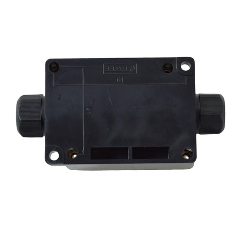 Electrical Junction Box, IP65 Outdoor Waterproof Cable Box with Wire Connector, ABS Plastic Junction Box, Black -70 * 50 * 36mm...
