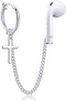 1 Pair (Need Ear Hole) Anti Lost Earring Strap Bluetooth Earphone Holders Accessories Unisex Anti-lost Earring Clip For AirPods Pro Earhooks-Style...