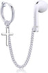 1 Pair (Need Ear Hole) Anti Lost Earring Strap Bluetooth Earphone Holders Accessories Unisex Anti-lost Earring Clip For AirPods Pro Earhooks-Style...