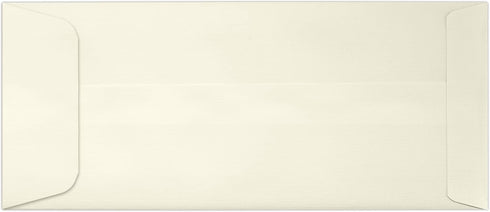 LUXPaper #10 Policy Business Envelopes | Peel & Press | 4 1/8" x 9 1/2" | Natural Linen | 80lb. Text | 50 Qty...