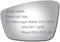 Side Mirror Glass fit for Volkswagen 2012-2019 Beetle, 2011-2018 Jetta, 2012-2015 2017 Passat Driver Left Side LH Flat, Including Adhesive (Non He...