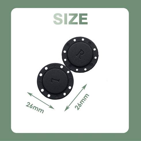 5pcs Magnetic Buttons for Clothing Sewable Snaps Invisible Hidden Sewing Button Snaps Sewing Button Snaps for Curtains Coats Jackets Bags Washable...