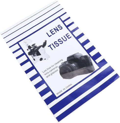 Camera Lens Tissue 50 Sheets Lens Cleaning Paper Soft Camera Lens Optics Tissue Cleaning Clean Paper Wipes Booklet for Screen Camera Lens Filter G...