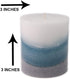 Wicks N More Clean Slate Unscented Handmade Pillar Candle (3x3)...