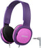 PHILIPS Coolplay Kids On-Ear Headphones - 85dB Volume Limiter - Safer Hearing (SHK2000PK), Purple......