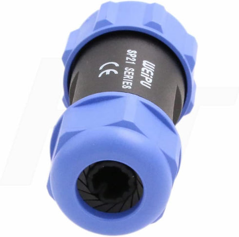 AC200MAX AC300 EP500 RV 2 Pin Aviation Circular Connector 12V 30A Power for BLUETTI DC Output Waterproof IP68 4-12mm Cable Plug Male Contact...