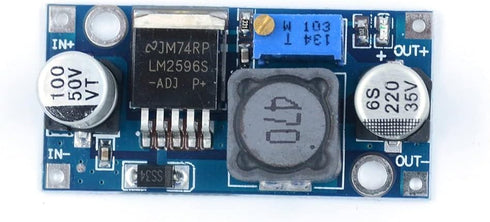 6 Pack LM2596 DC-DC Buck Converter, QEBIDUM LM2596S Adjustable DC to DC Step Down Module DIP SMD Reduced Voltage Stabilizer Input 3.0-40V Output 1...