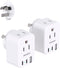 US to Australia New Zealand Power Plug Adapter, Australia Travel Adapter with 2 Outlets 3 USB Ports(2 USB C), Type I Plug Adapter for USA to Austr...