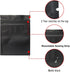 200 Pack Smell Proof Bags 3 x 4 Inch Resealable Mylar Bags Foil Pouch Bag Flat Bag Matte Black...