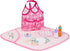8 pcs Complete Doll Accessories Baby Diaper Bags Doll Bottle with Changing Set for Baby Dolls, Including Bottles, Diapers, Changing Pad, Bib and D...