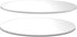 PREMIUM Buttercream Cake Discs 6" inch Clear Acrylic Plastic Round (Set of 2) Great for Serving Bake Goods Displays & Art Craft Project...