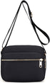 Collsants Small Nylon Purse Mini Crossbody Bag Travel Shoulder Bag Multi Zipper Pockets...