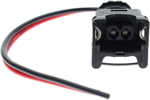 Fuel Injector Connector EV1 OBD1 Plug Wire Harness Pigtail Wiring Loom Clip Cut & Splice 2-Wire Female - 8pcs...