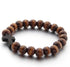 Wooden Cross Wood Beaded Bracelet for Women Men Religious Christian Jewelry Pray Baptism...