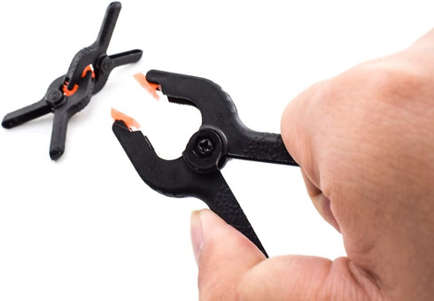 10 PCS Plastic Nylon Spring Clamps, 4 Inch Multipurpose Heavy Duty Clip for Home Improvement, Arts & Crafts, Backdrop Stand, Photography, etc., Me...