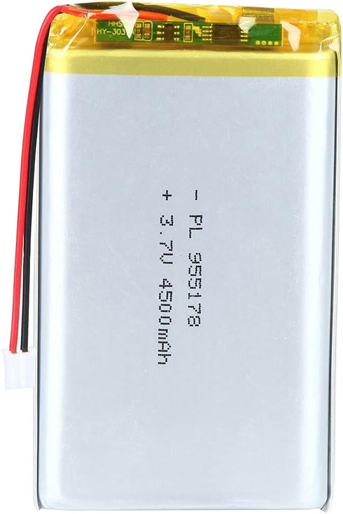 3.7V 4500mAh 955178 Lipo Battery Rechargeable Lithium Polymer ion Battery Pack with PH2.0mm JST Connector...