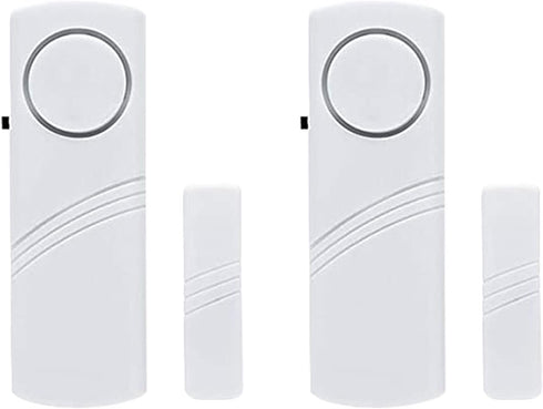 2 Pack Door Alarms for Home Security, Window Door Alarms, Window Alarm Sensors, Door Alarms for Kids Safety,DIY Protection Burglar Bell Alarm for ...