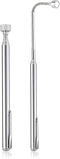 Rechabite 2 Pieces 5 LBS Flexible Magnetic Pickup Tool Set, 23.6" Spring Bendable Extension Pick Up, with Pen Clip Design, Magnet Stick Kit for Me...
