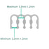 LINKUP - Combs for PSU Cable Extension | 4 x 24 P | 16 x 8 P | 4 x 6 P | Black...