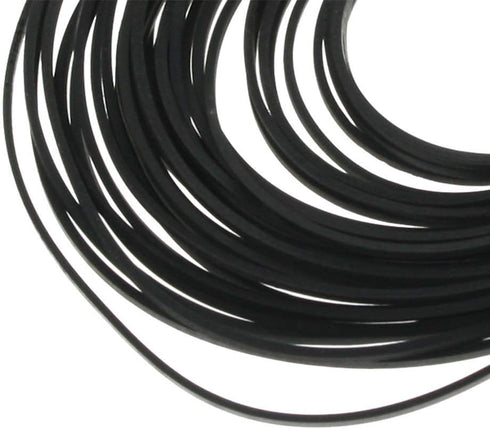 Rubber Belt DVD/CD Cassette Recorder Repair Maintenance Mix Cassette Rubber Square Belt Black(60PCS) 1...