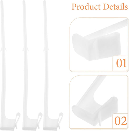 Angoily 12Pcs Sturdy Car Window Flagpoles, Car Flag Post Clips Only, Window Stabilizer Truck Flag Banner Holder Without Flag for Patriotic, Sports...