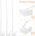 Angoily 12Pcs Sturdy Car Window Flagpoles, Car Flag Post Clips Only, Window Stabilizer Truck Flag Banner Holder Without Flag for Patriotic, Sports...