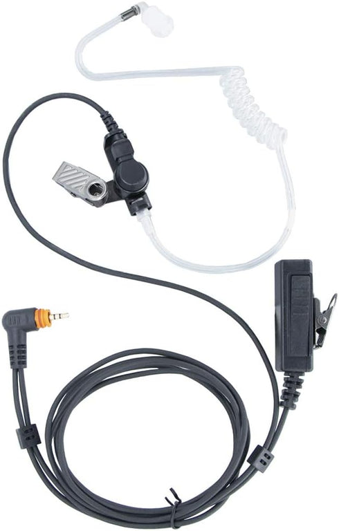 SL300 TLK100 Acoustic Tube Earpiece with PTT Mic Walkie Talkie Headset for Motorola SL7550 SL7550e SL7580 SL7580e SL7590 SL7590e SL4000 SL3500 SL3...