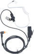 SL300 TLK100 Acoustic Tube Earpiece with PTT Mic Walkie Talkie Headset for Motorola SL7550 SL7550e SL7580 SL7580e SL7590 SL7590e SL4000 SL3500 SL3...