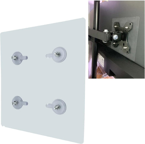 VESA Mount Adapter Bracket Kit Non-VESA Mounting Universal for 75 VESA Monitor Arm Compatible...