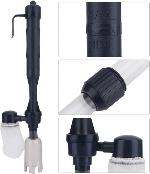 Fish Cleaner,Gravel Vacuum for Aquarium,Fish Accessories,5 Gallon Fish ,Vacuum Fish Vacuum Cleaner Tools for Aquarium Water Changer...
