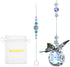 WEISIPU Crystal Hanging Decorations - Hanging Ornament Crystals Butterfly Suncatchers with Clear Crystal Ball for Home, Office, Garden Decoration,...
