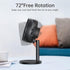 6 Inch Desk Fan for Bedroom, USB Small Fan with 4 Speeds, Adjustable Height, Personal Cooling Table Fan, 72°Rotation, Ultra Quiet, Lightweight, Po...