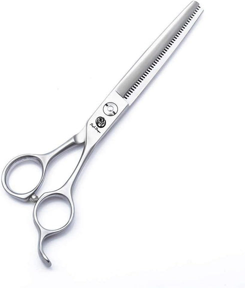 6.5" European Style Silver Pet Grooming Scissors, Dog Thinning Shear, Puppy Grooming Tools for Professional Pet Groomer...