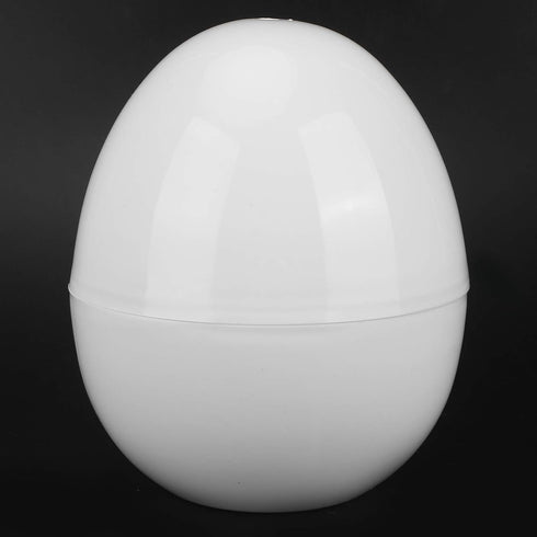 Microwave Egg Boiler, 4 Capacity, White Microwave Hardboiled Egg Maker, Hardness & Soft Egg Cooker Under 9 minutes...