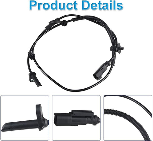 ABS Wheel Speed Sensor Compatible with Buick Enclave 2008-2017,Chevrolet Traverse 2009-2017, GMC Acadia 2007-2016, Saturn Outlook 2007-2010, Front...