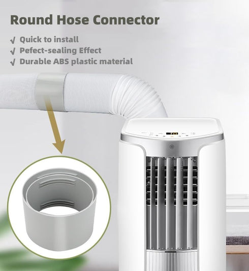 5.9" Portable Air Conditioner Hose Extension Coupler -Portable Air Conditioner Exhaust Hose Coupler Window Adapter...