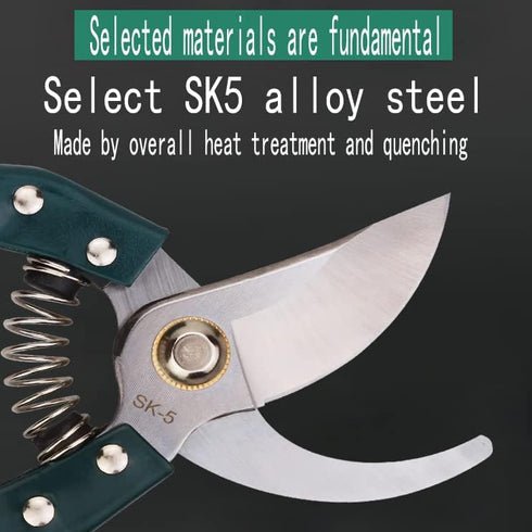 Tree Trimmers, Garden Scissors, Manual Trimmers, Branch, Hedge, Shrub and Bush Trimmers, Razor Sharp Bypass Cutters, Flowers, Household Plants, Bo...