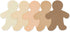Hygloss Products People Paper Cut Outs Culturally Diverse Family, Cardstock, 2" Mini, 100 ct, 2-Inch, Assorted...