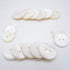 60PCS White Genuine Mother of Pearl Buttons Set, Natural Shell Buttons for DIY Sewing Crafts, Clothes, Blazer, Shirts, Suits (12.5mm/15mm/18mm/20m...