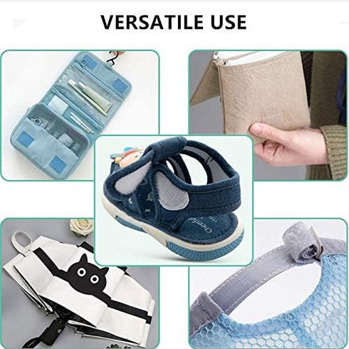 Sew on Hook and Loop Tape 3/4 Inch Width, Non-Adhesive Sticky Back, Sewing Fastening Tape Nylon Fabric Fastener Interlocking Tape Sewing Fasteners...