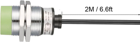 uxcell 1-15mm Inductive Proximity Sensor Switch Detector NO AC 110-220V AC 90-250V 500mA 2-Wire PR30-15AO...