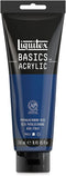 Liquitex BASICS Acrylic Paint, 250ml (8.5-oz) Tube, Phthalocyanine Blue...
