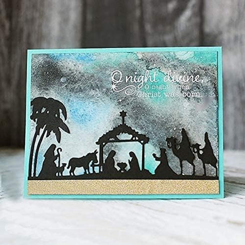 New Nativity Cutting Dies,DIY Scrapbooking Artist Metal Cutting Dies New Stencils for DIY Scrapbooking Paper Cards Craft Making Craft Fun Decorati...